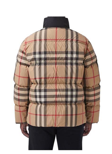 Burberry Kilham Vintage Check Padded Jacket In Beige